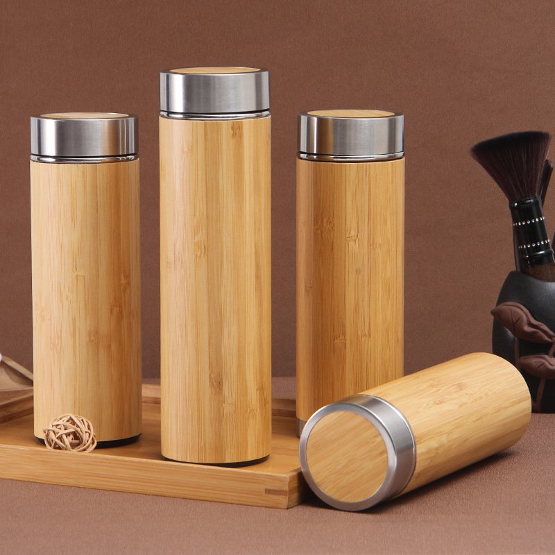 Vacuum Insulated Water Bottles Tumbler Thermos Vacuum Flask Stainless Steel Eco Friendly Food Grade 500ml Camping White Box