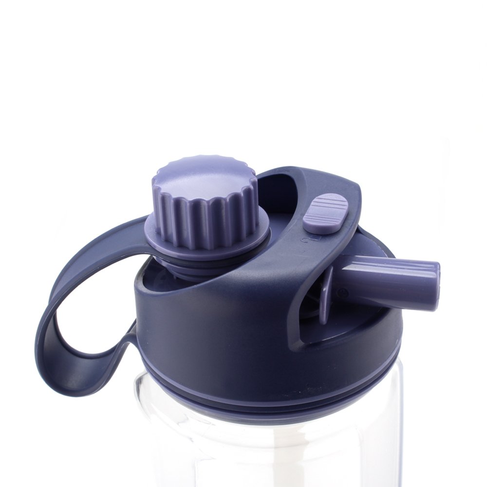 1000ml Plastics Sport Water Bottles with Sipper Straw