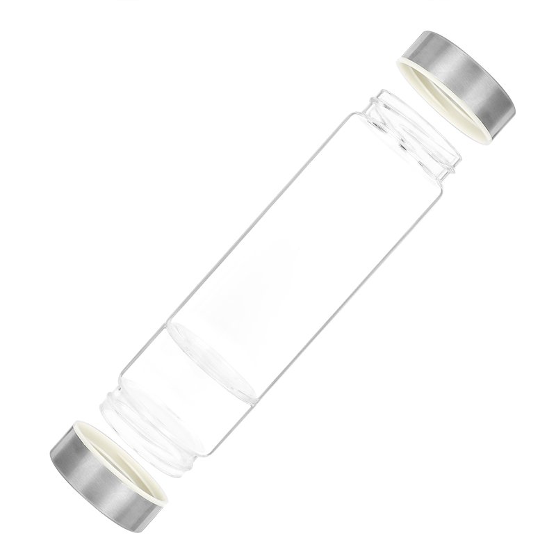 Newest Popular Fluorite Water Bottle, Energy Healing Crystal Gemstone Water Bottle, Stone Infused Stainless Steel Glass Bottle
