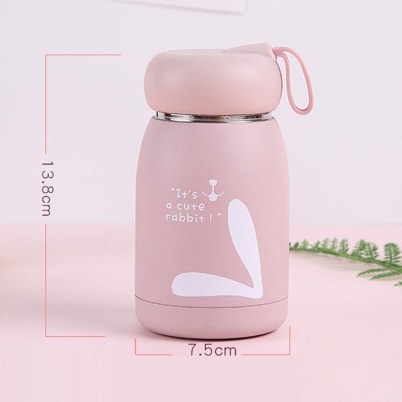 children student kids cute mini small double wall stainless steel thermos vacuum flasks water bottle