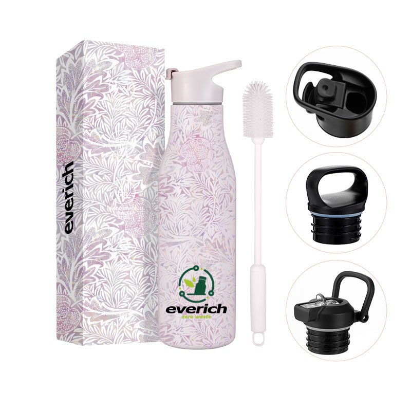 everich 500ml double wall stainless steel water bottle vacuum insulated small mouth water bottle customization color and logo