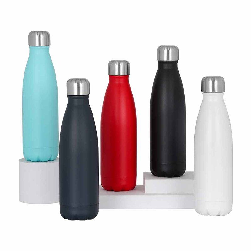 Hot Sale Promotional Double Wall Stainless Steel Thermo Cola Shape Insulated Water Bottle
