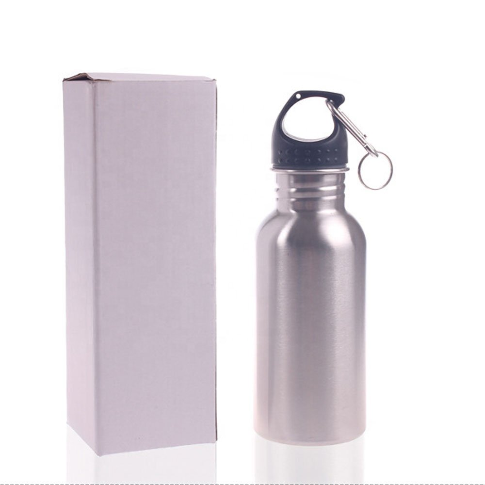 Custom water bottle stainless steel single wall sport water bottle for outdoor sports