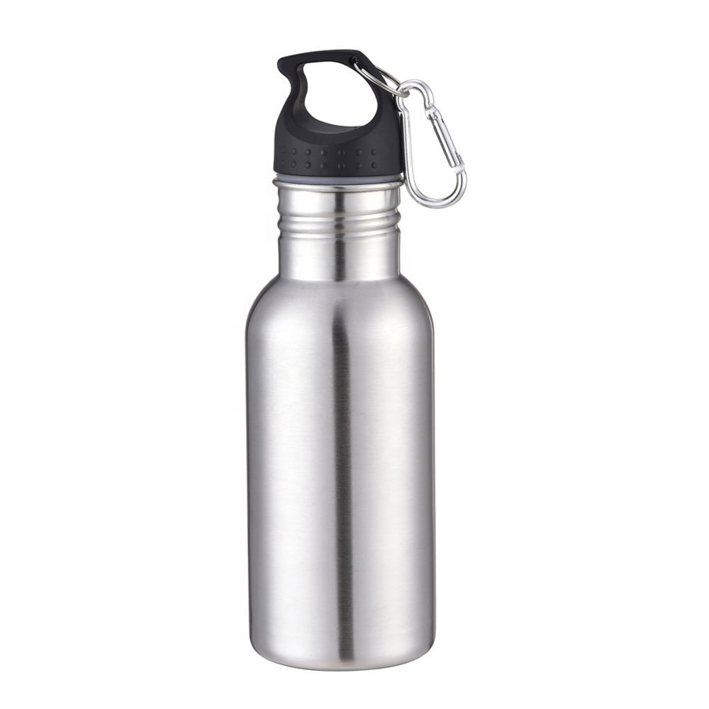 Custom water bottle stainless steel single wall sport water bottle for outdoor sports