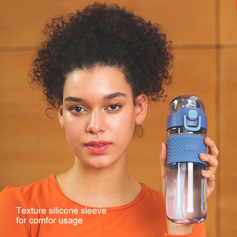New Products 20OZ 600ml custom Leak Proof Tritan Water Bottle with Hidden Handle BPA Free 600ml Outdoor Activities and Travel