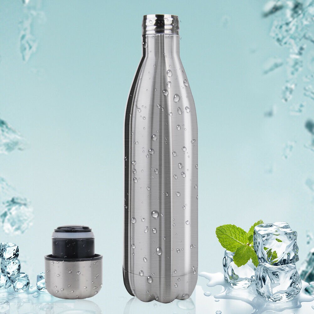 500ML Cola Bottle Vacuum Flask Thermos Water Bottle Wholesale 18/8 Stainless Steel Travel Mug For Cold Hot Drinks