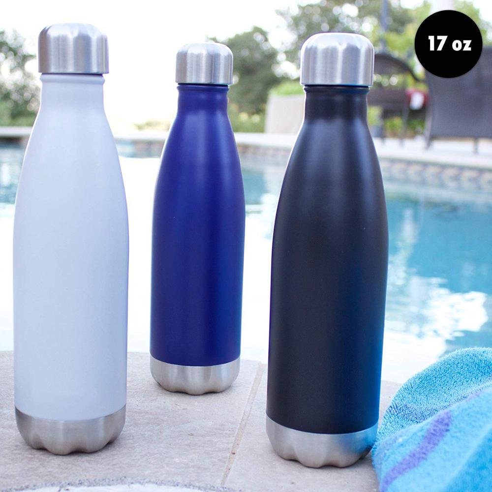 500ML Cola Bottle Vacuum Flask Thermos Water Bottle Wholesale 18/8 Stainless Steel Travel Mug For Cold Hot Drinks