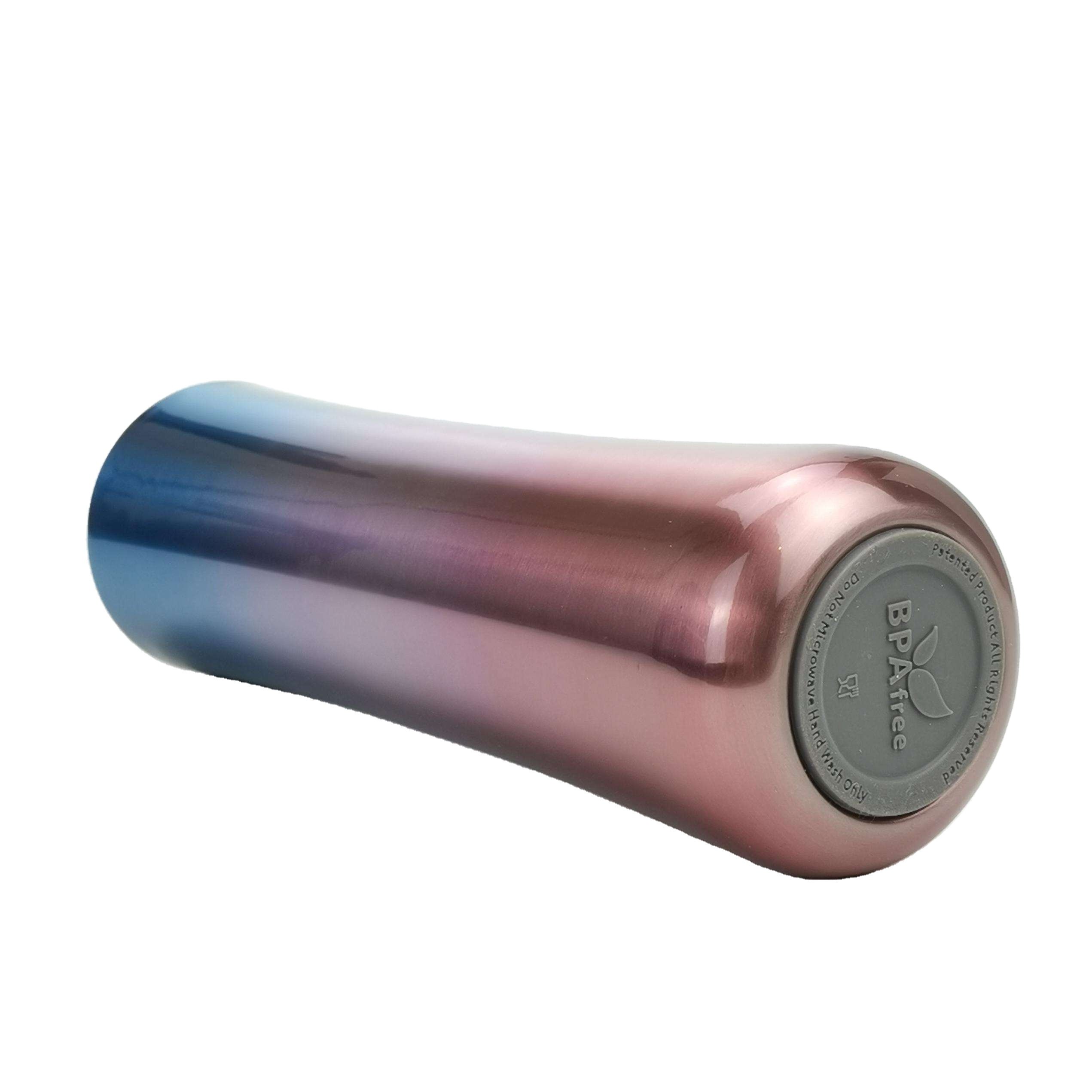 Hot Sale elegant gift 316 Slim Thin Stainless Steel Insulated Thermos Skinny Thermal Water Bottle