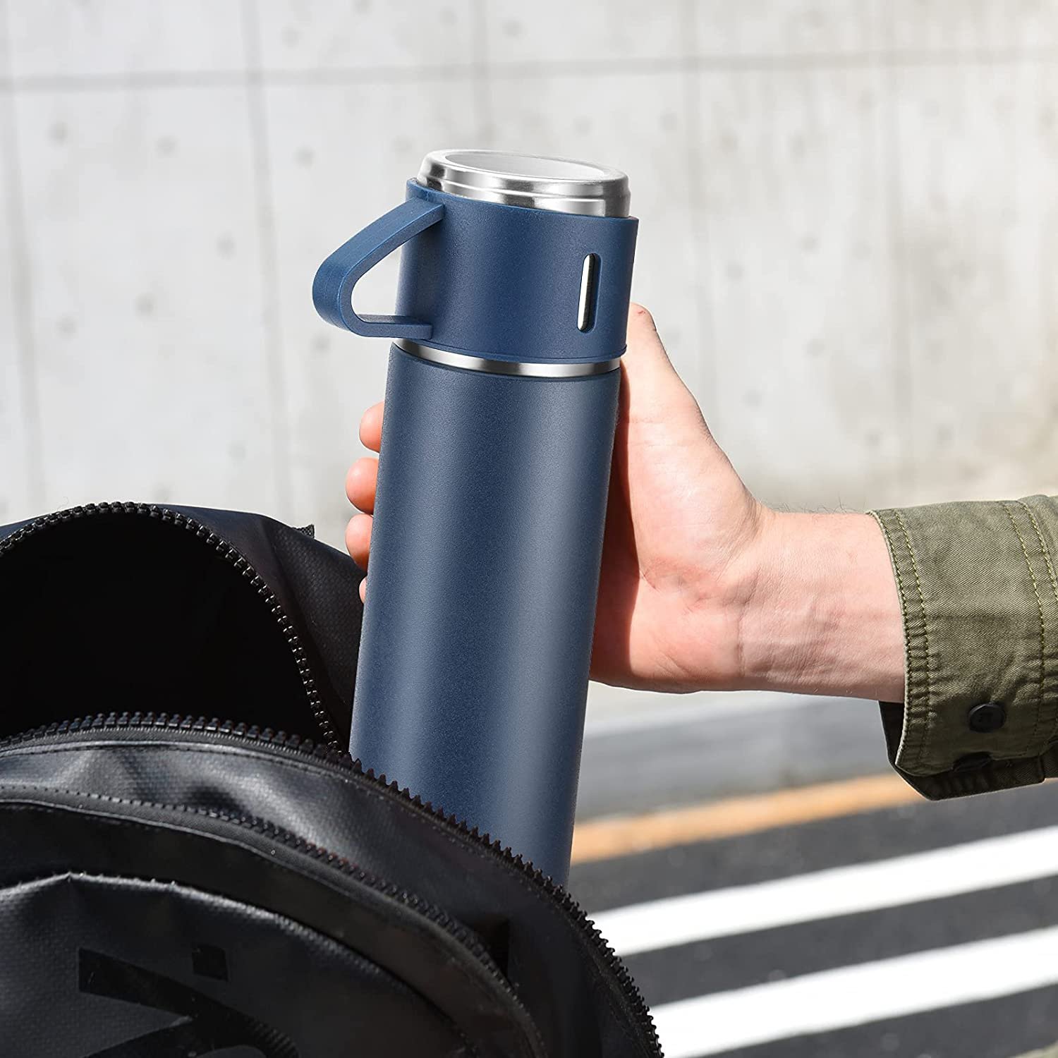Corporate Business Stainless Steel Vacuum Flask Thermos Mug Gift Set