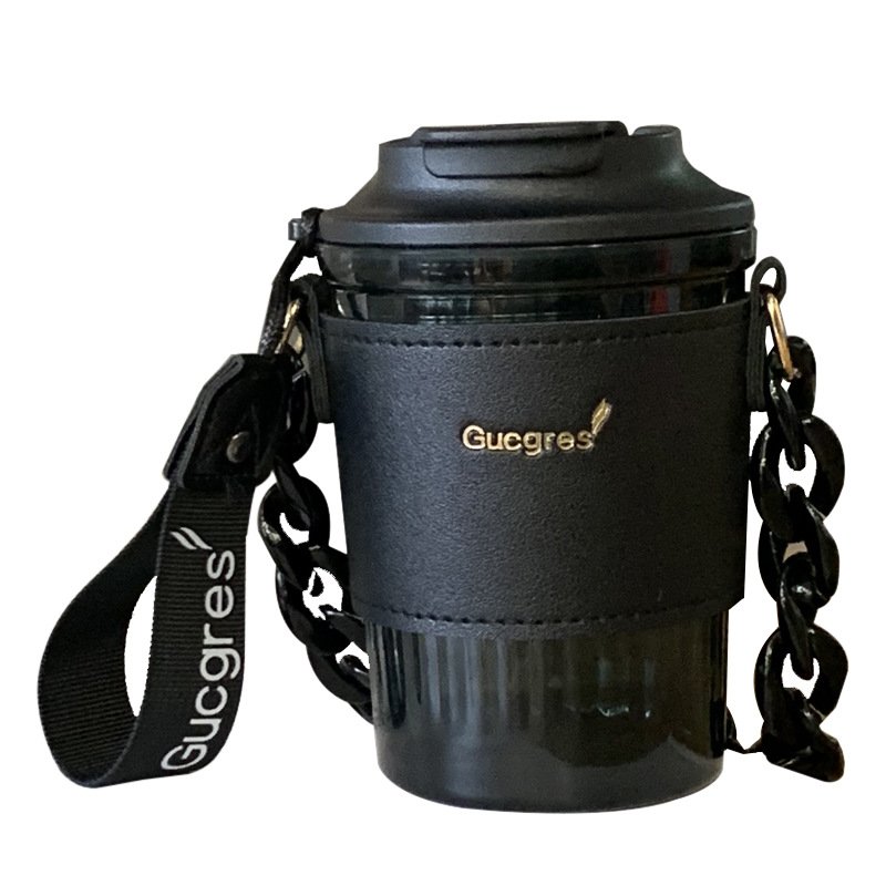Good Price Of New Product Coffee Mug Cup Water Bottle With Strap Plastic Water Bottle Portable