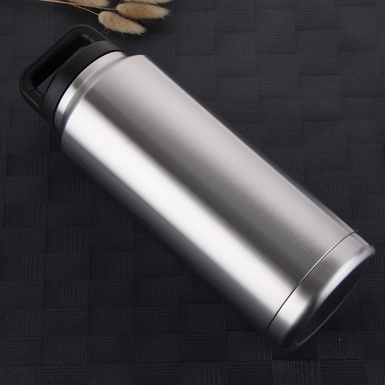 36oz Double Wall Vacuum Flask Insulated Stainless Steel Water Bottle With Customer Logo Sports Bottle With Handle Lid