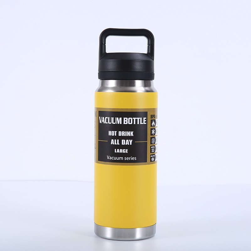 Wholesale YETIRambler 26 oz Bottle stainless steel with Chug Lidvacuum insulated yetitumbler custom logo Yetii Water Bottle