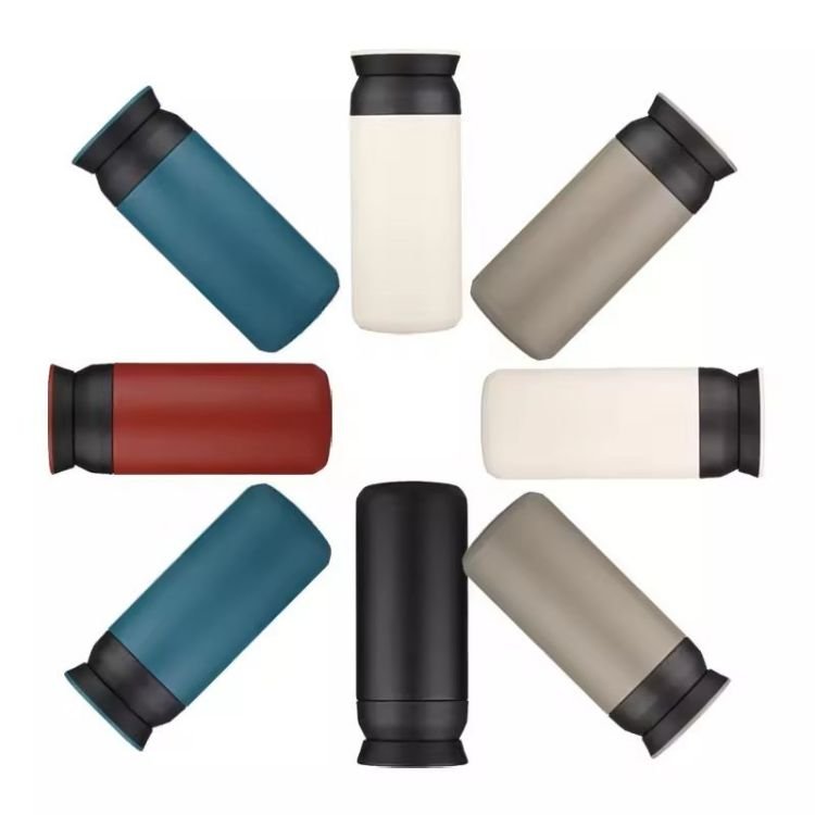 New Wholesale Insulated Travel Vacuum Coffee Thermos Mug Reusable Coffee Cup Stainless Steel Mug