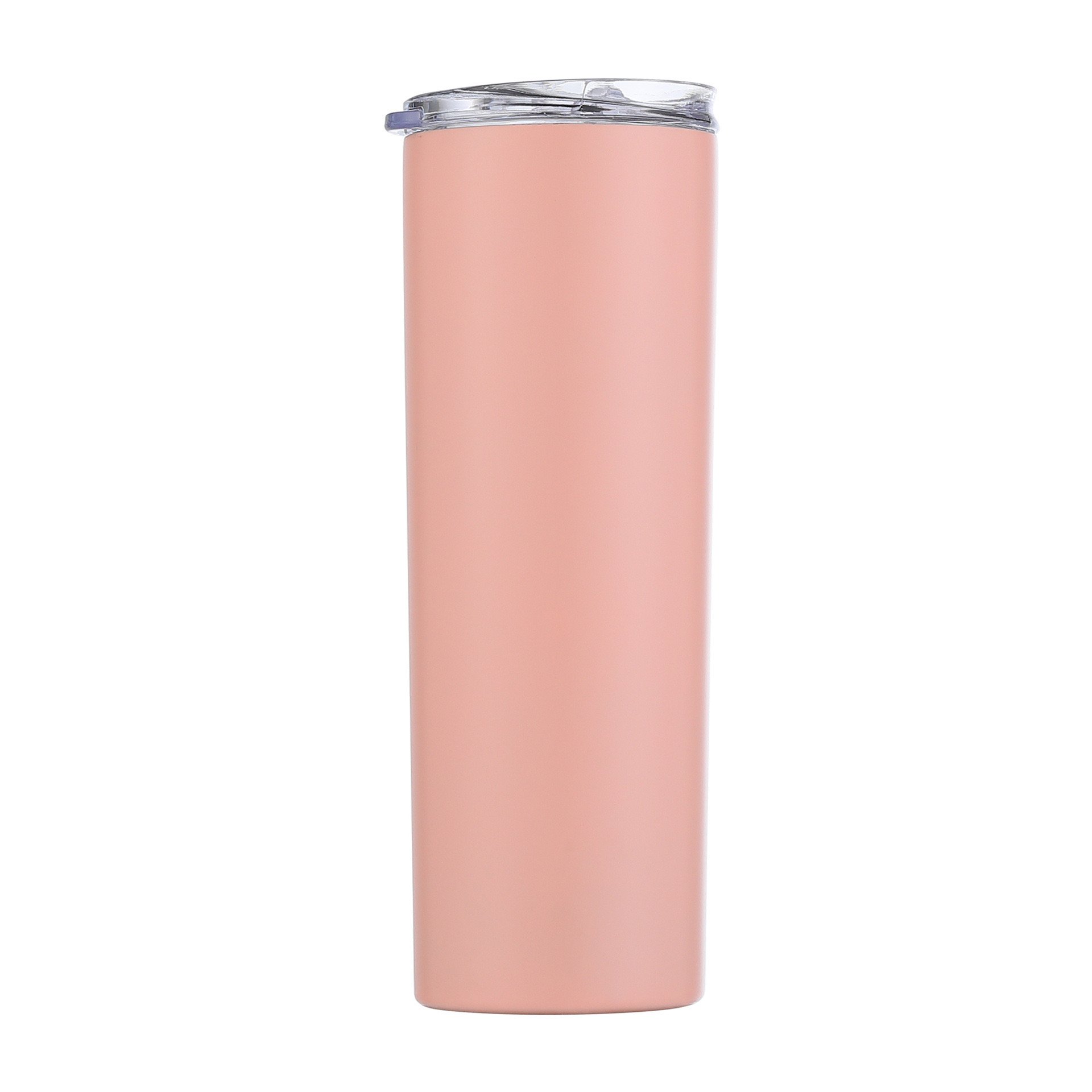 Custom logo double wall blanks leakproof Vacuum Insulation beer mugs Stainless Steel matte skinny Tumblers 20oz with Straw