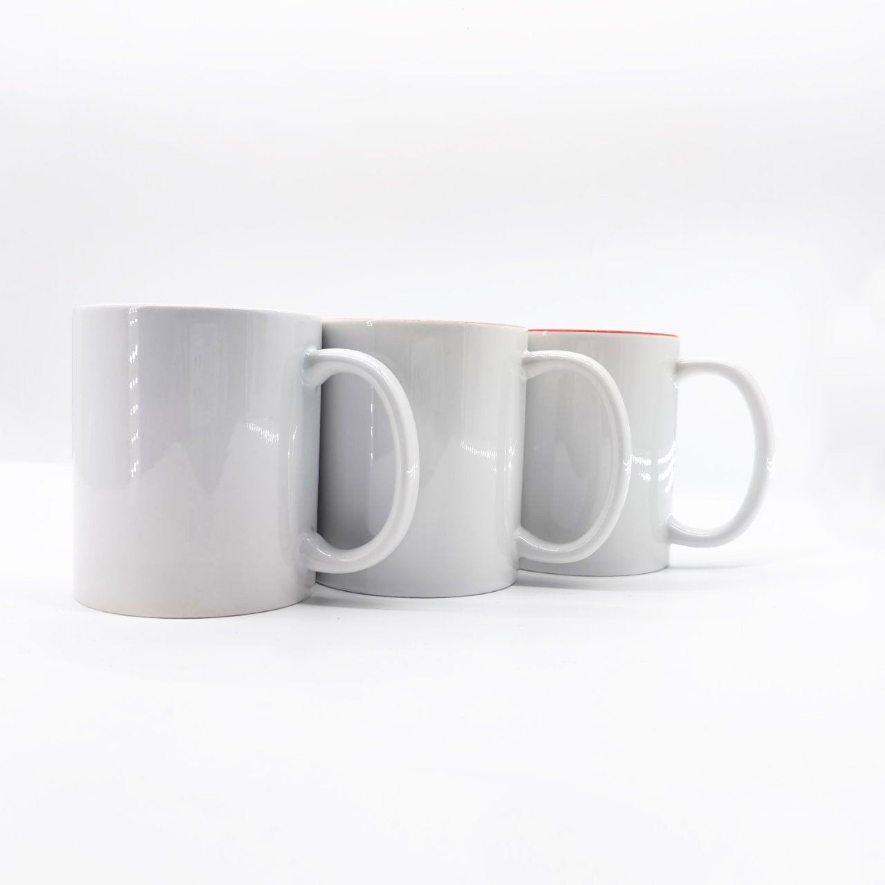 Fast shipping Sublimation Mug 15oz Handle Color Sublimation Mug Hot Sale Coffee Mugs Ceramic White Box
