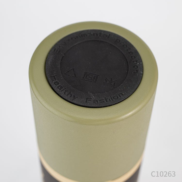 Mikenda Metal bottle Retro 500ML vacuum flasks bottle travel insulated stainless steel