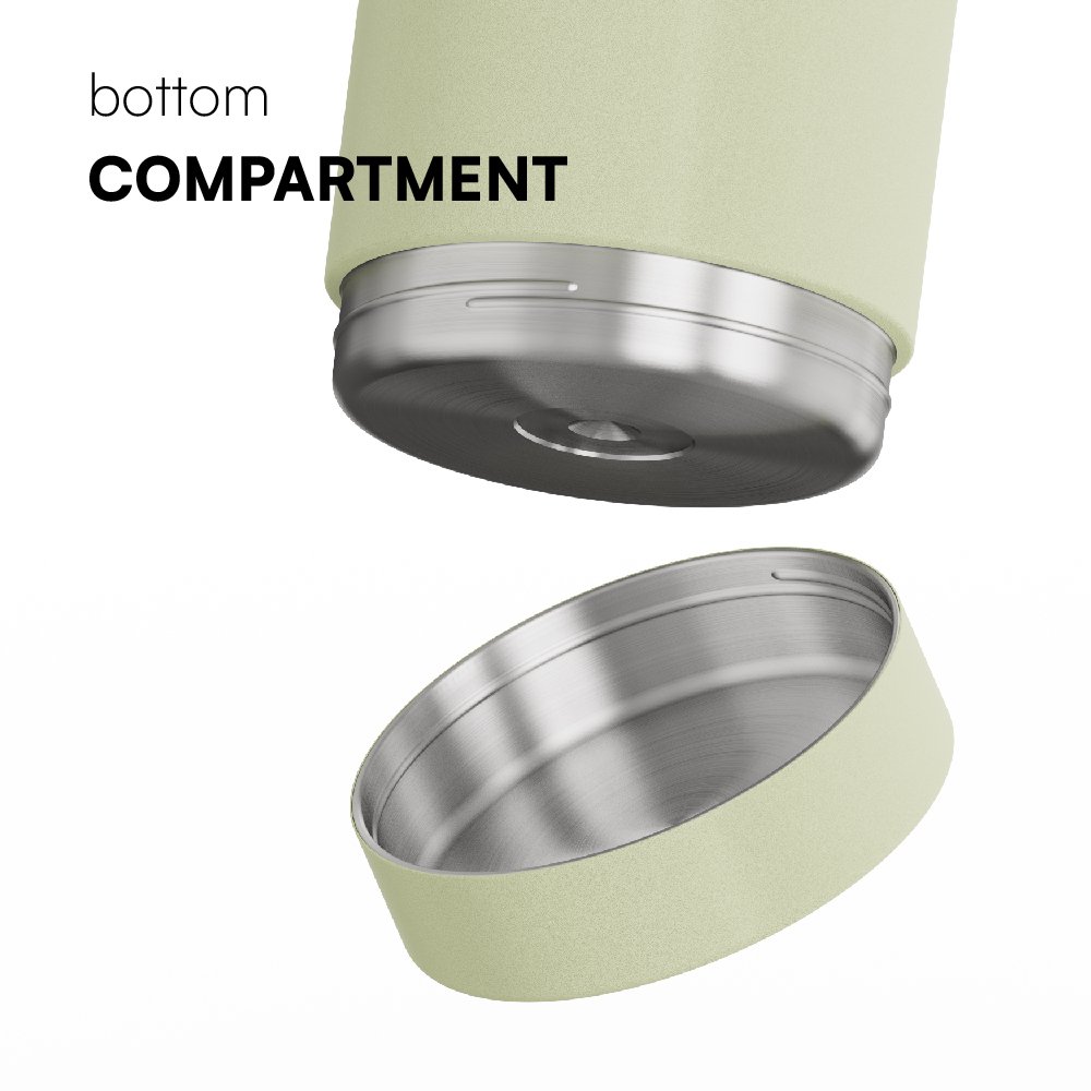 18/8 Stainless Steel 64 oz Big Capacity Dog Bowl Vacuum Insulation Water Bottle with Pet Bowl