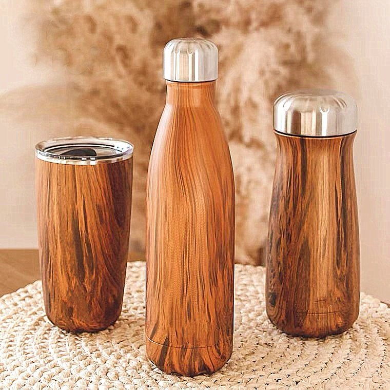 Wholesale food grade Cola Shape Double Wall Vacuum Insulated Drinking Bottle Stainless Steel Water Bottles Tazas aislantes