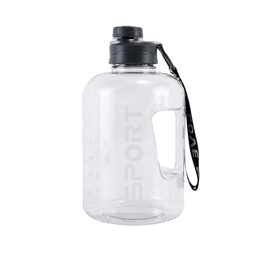 LeMuna 2.2L Fitness Water Bottle Sports Motivational Water Bottle with Time Marker Reminder Large Water Bottle BPA FREE