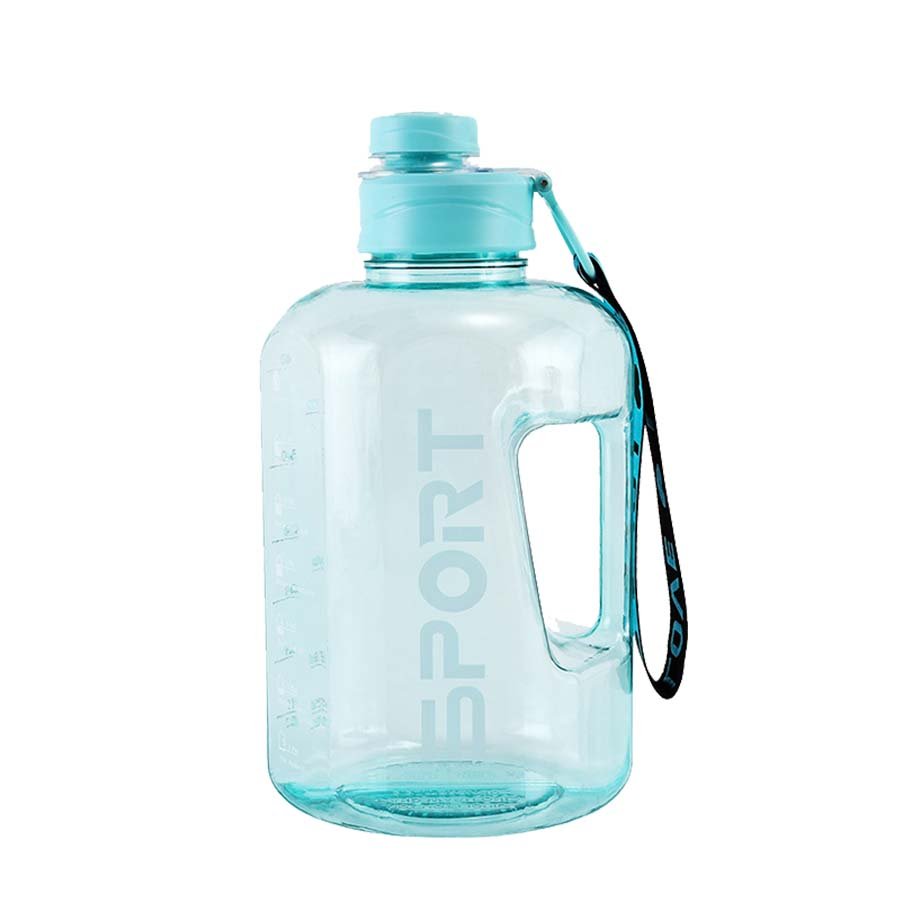 LeMuna 2.2L Fitness Water Bottle Sports Motivational Water Bottle with Time Marker Reminder Large Water Bottle BPA FREE