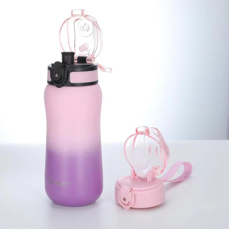 350ml Leak-proof Water stainless steel high quality BPA Free Children Water Bottle With Straw