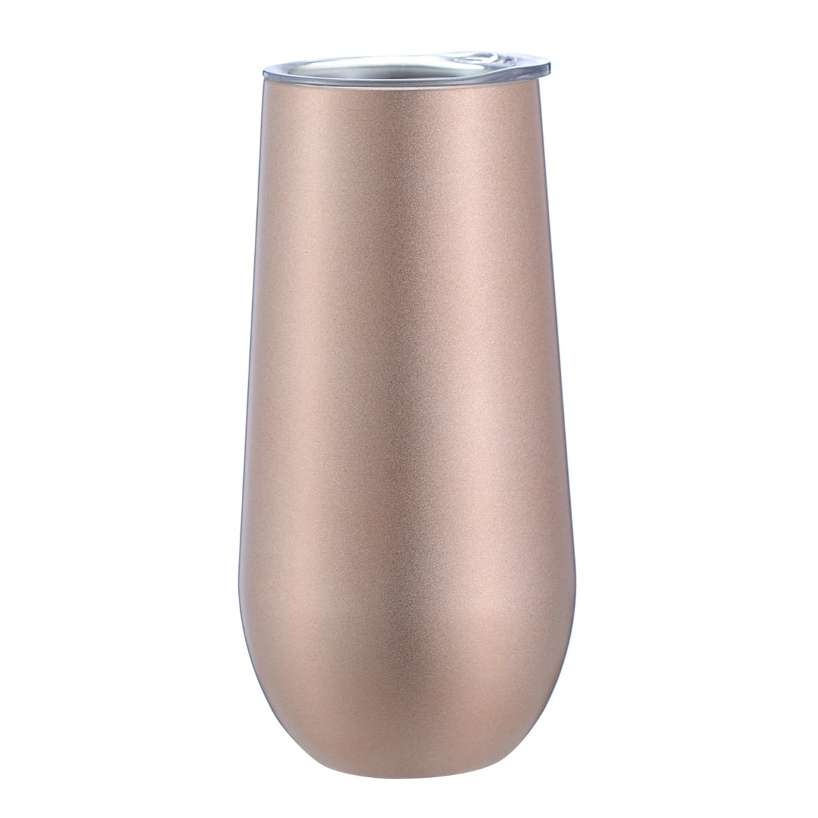 Custom logo 6oz 6 oz wine tumbler stainless steel double wall insulated champagne flute wine tumbler