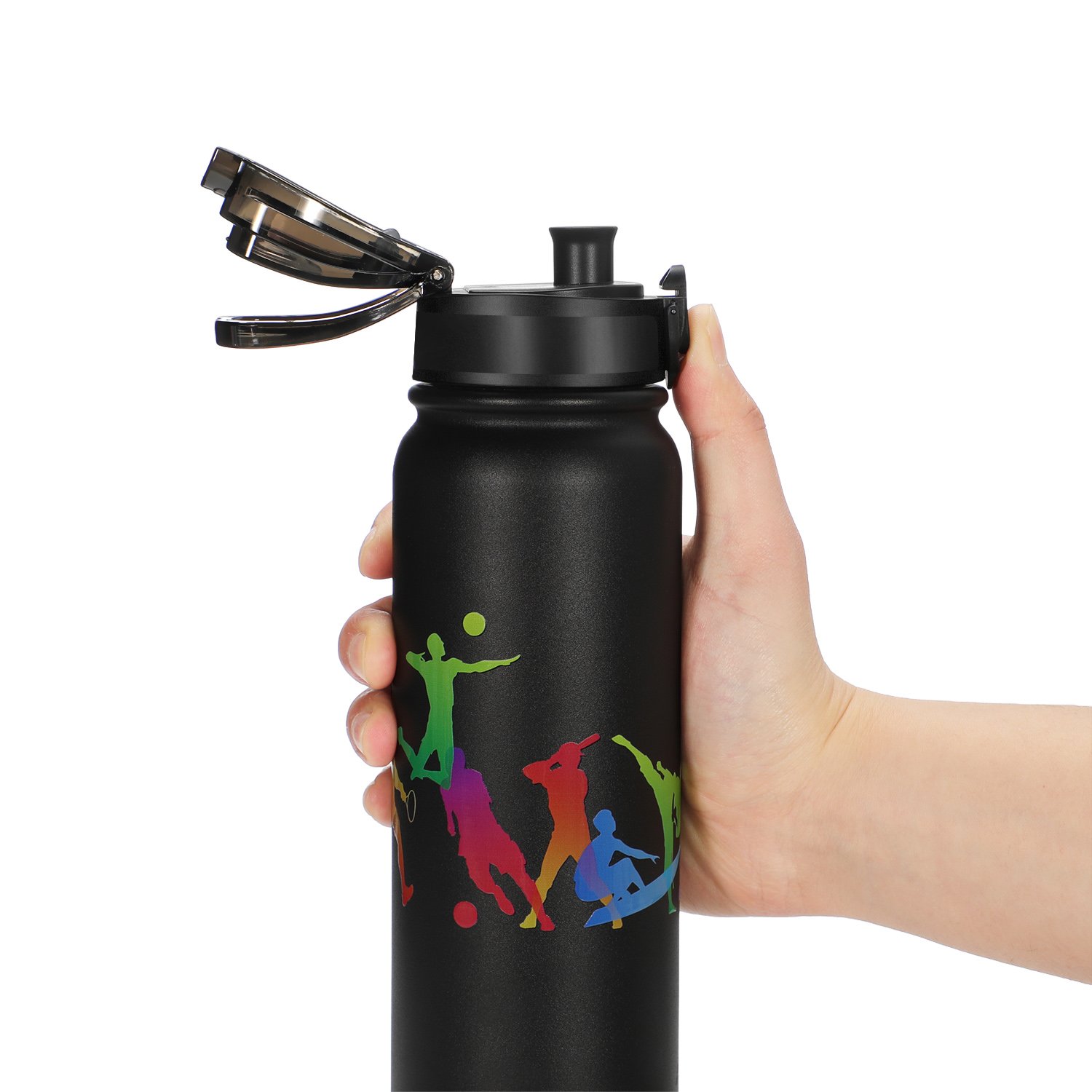 600ml 20oz Stainless Steel Double Wall Water Bottle Thermos Portable Vacuum Sports Flask Tumbler Office with Custom Logo