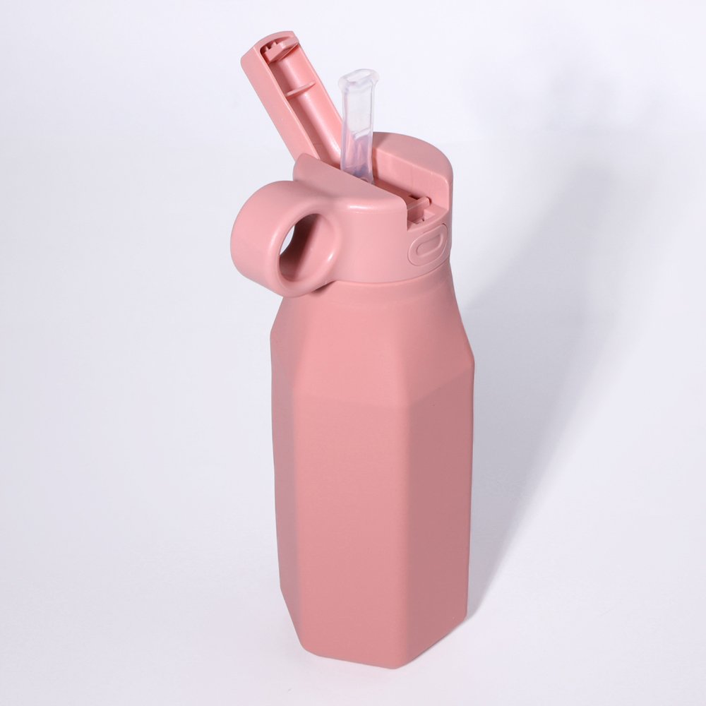 Wholesale Water bottle For Kids School Reusable Outdoor Foldable Collapsible Silicone Kids Water Bottle Bpa Free