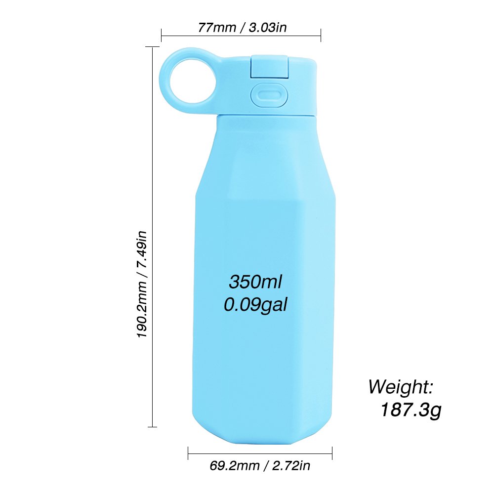 Wholesale Water bottle For Kids School Reusable Outdoor Foldable Collapsible Silicone Kids Water Bottle Bpa Free