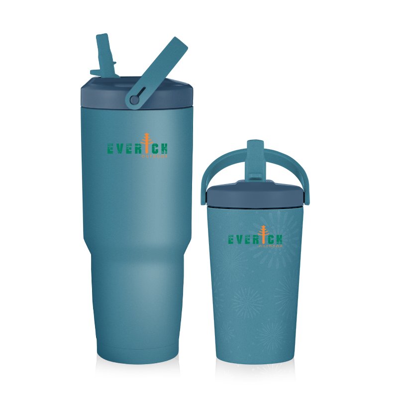 Everich new shape wide mouth Stainless Steel 304 Double wall thermo flask insulated Water bottles new ODM product