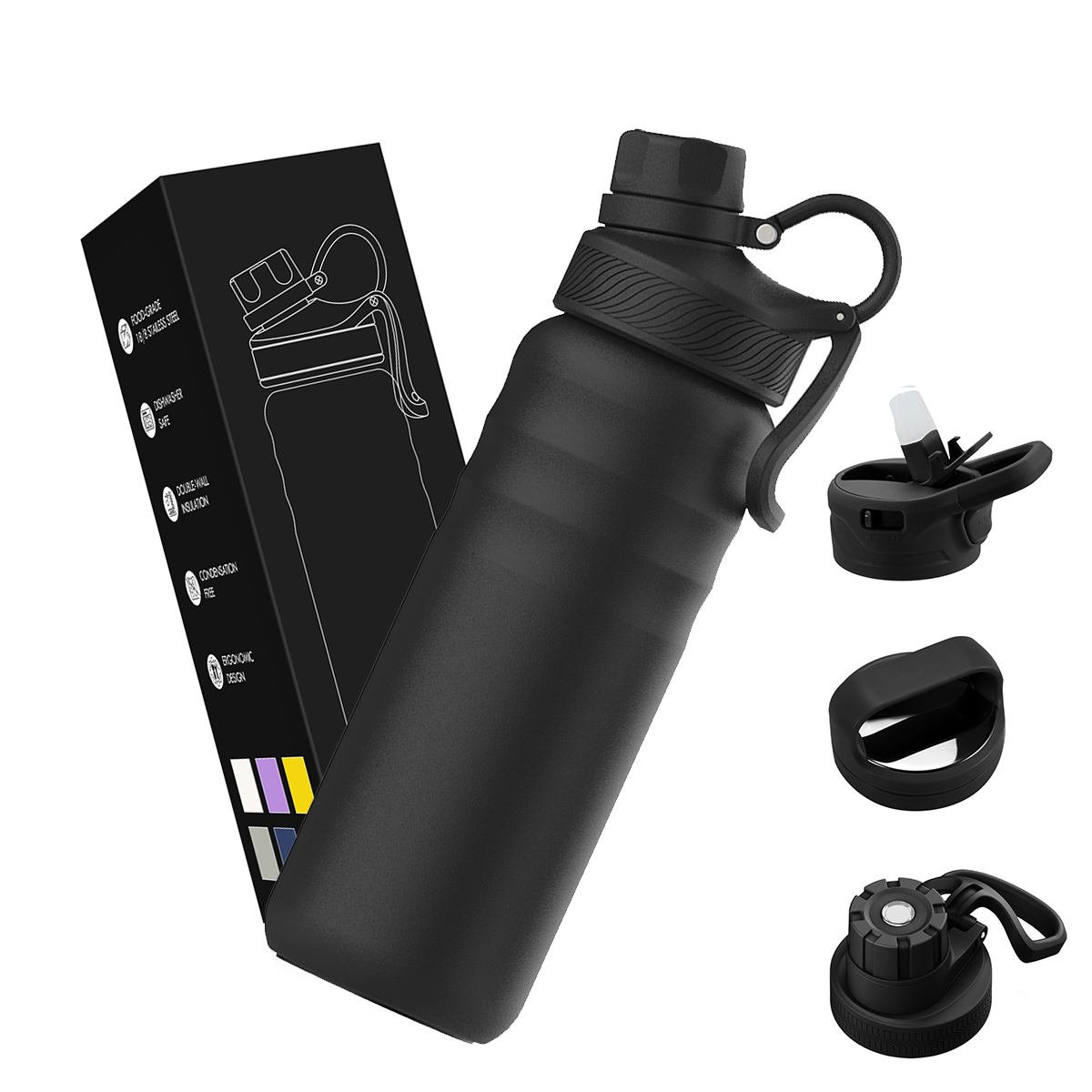 Manufacturer Supply Customized Stainless Steel Double Wall Insulated Sublimation Hydrogen Adult Sport Water Bottle