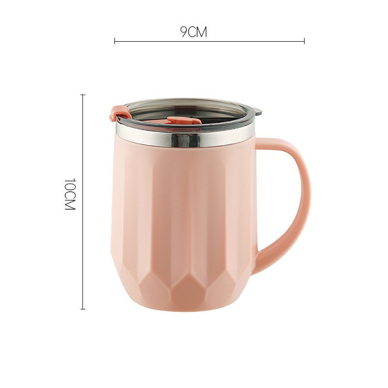 304 Stainless Steel Thermos Tumbler Office Portable Insulated Mug Couple Straw Cup Vacuum Milk Cups Double Drinking Cup