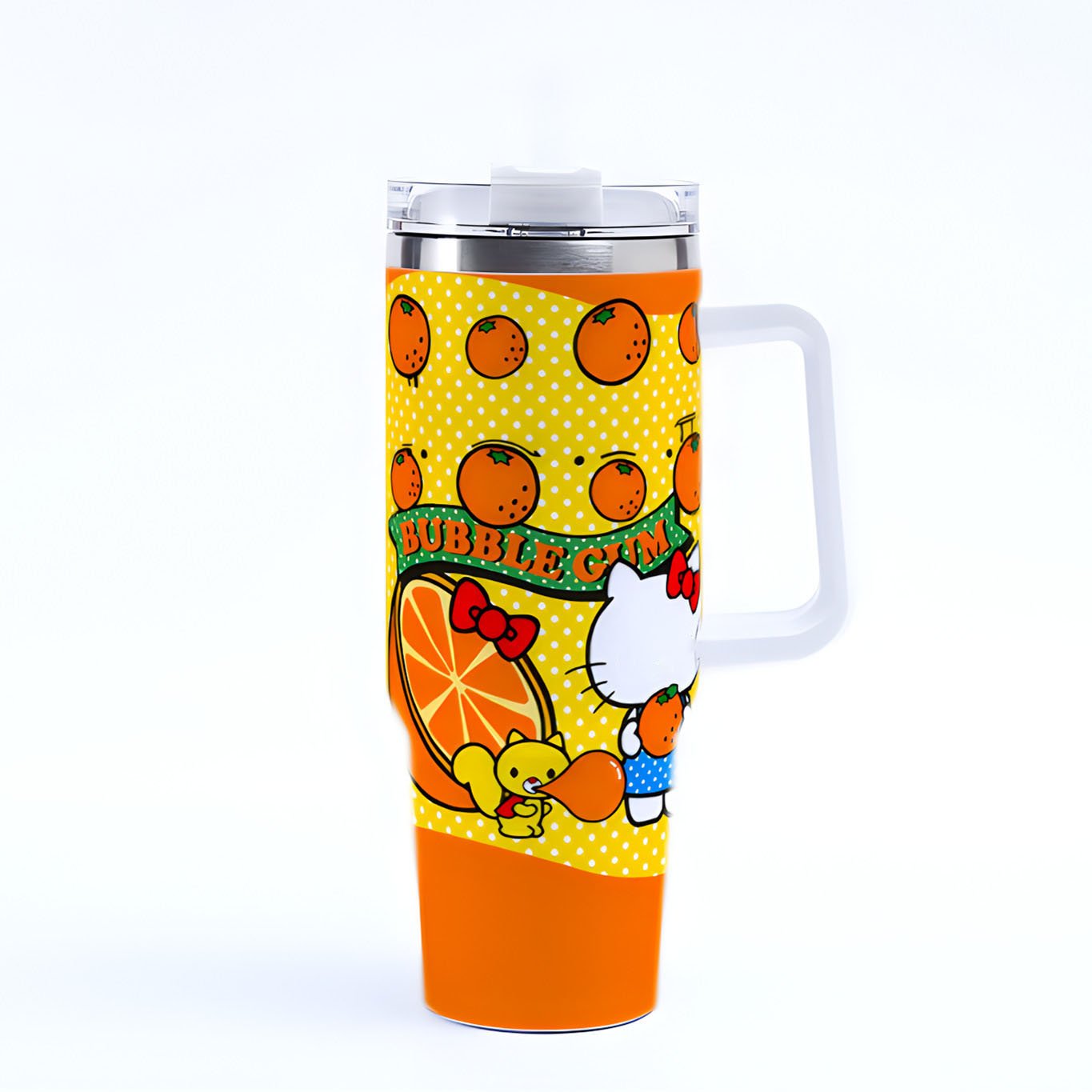 Wholesale custom kt cat cartoon cute stainless steel thermal insulation ice bomber mug large capacity 40oz car mug