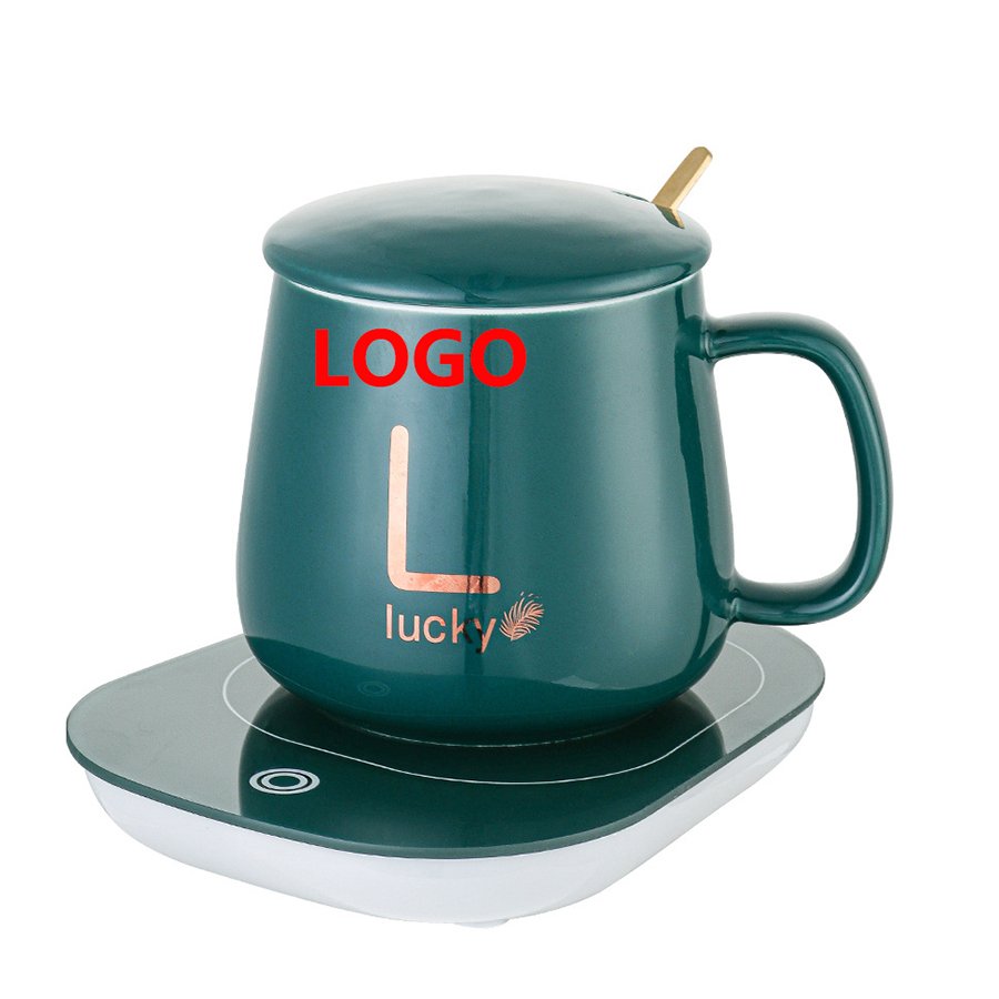 Hot Sale Gift Set Cup Heating Pad Temperature Control Smart Coffee Mug Cup Warmer With Custom Logo