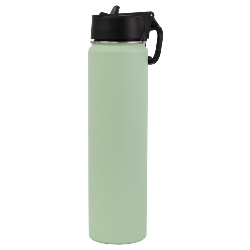 750ML Eco-Friendly Stainless Steel Vacuum Flasks Customizable Color Logo Travel Drinkware Water Bottle