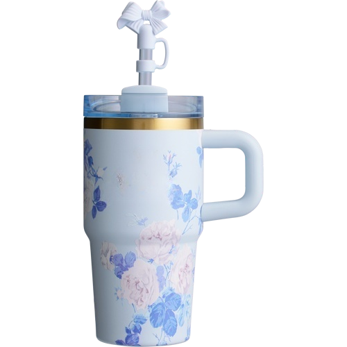 14oz double-wall vacuum insulation H2.0 mug hot sale tumbler with lid and straw