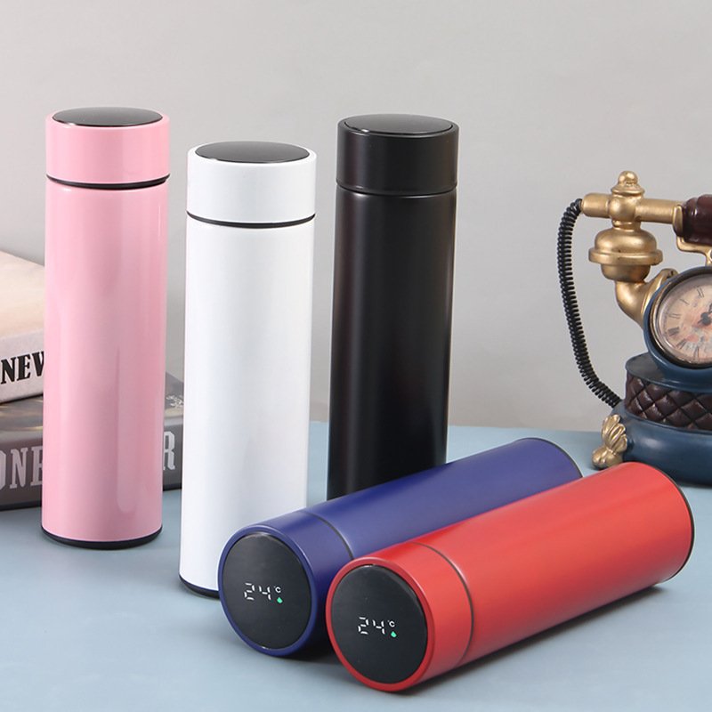 2025 Smart intelligent thermos water bottles with temperature display vacuum mugs gift bottle cup