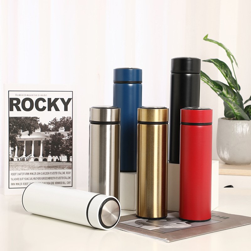 2025 Smart intelligent thermos water bottles with temperature display vacuum mugs gift bottle cup
