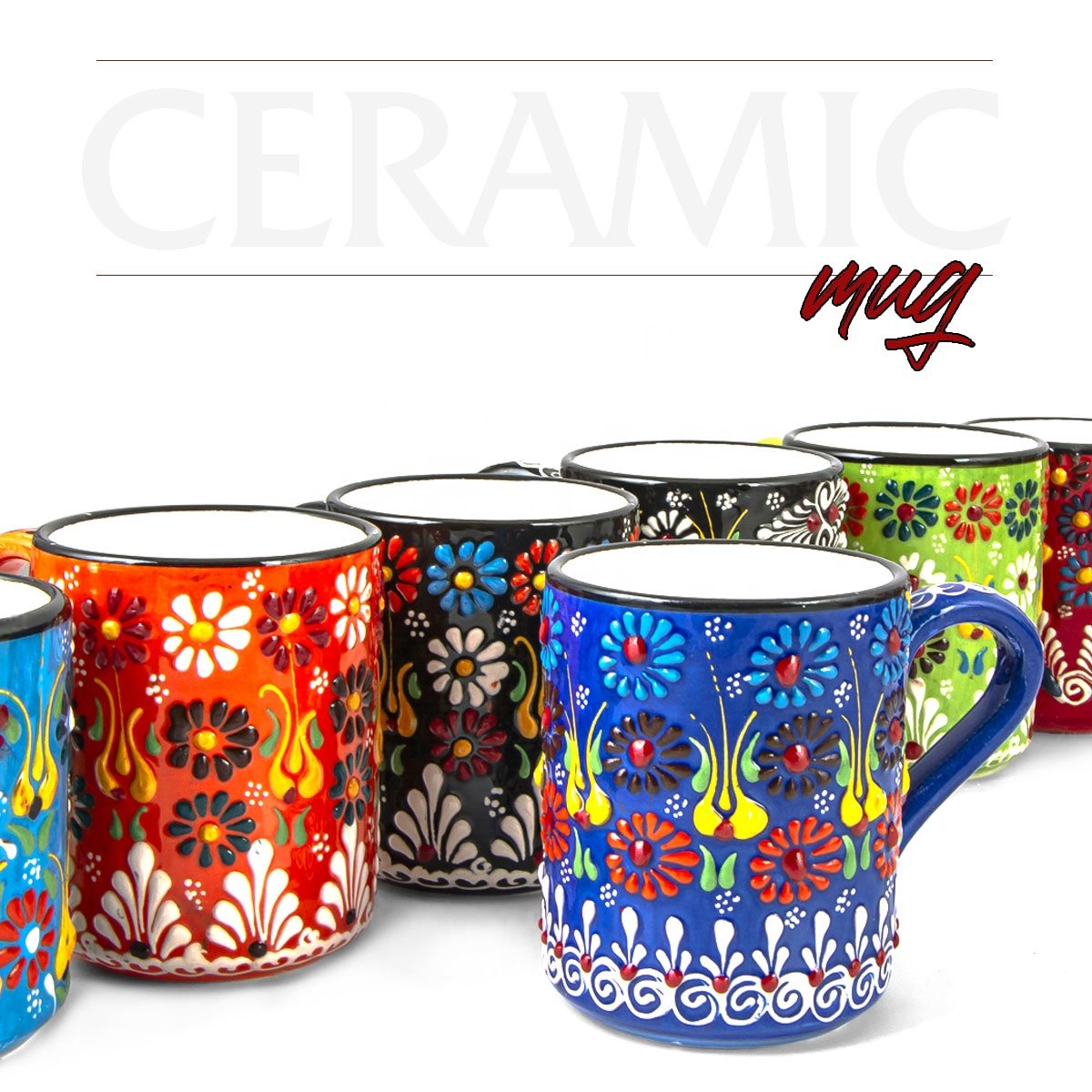 Turkish Hand Made Ceramic Mug