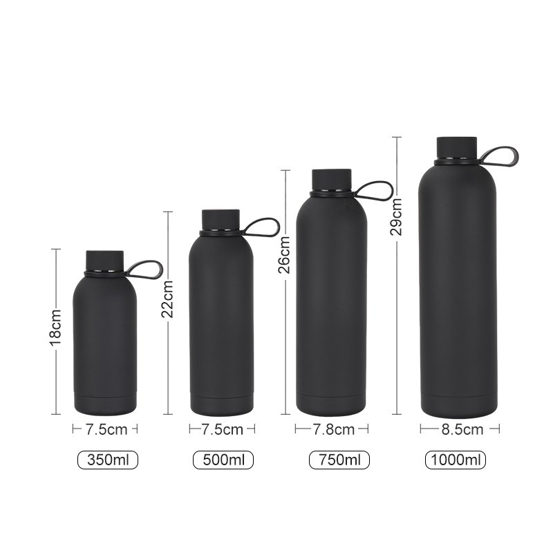 Wholesale Custom Logo 750ml/25oz Vacuum Flasks 304 Stainless Steel Gym Sport Water Bottles 750ml BPA Free Ready to Ship