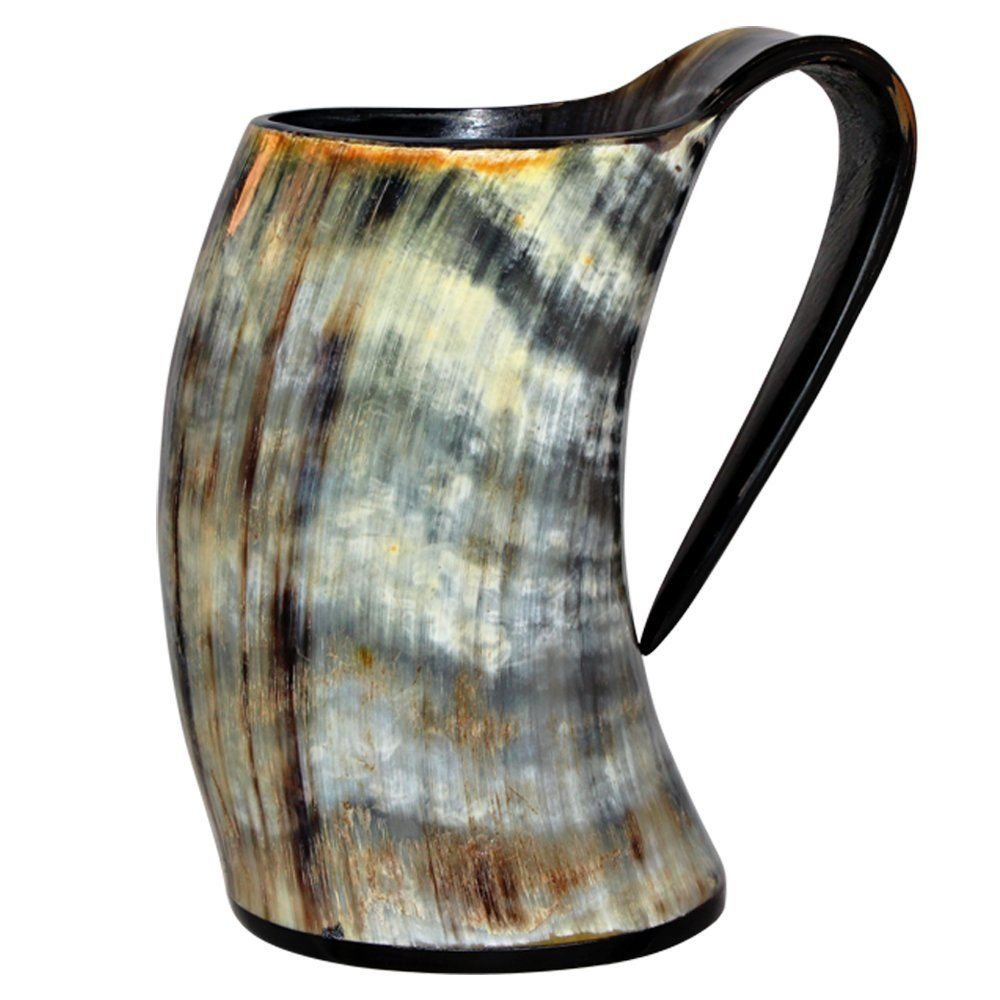 Best Price Viking drinking Beer Horn Mug Buffalo Ox Horn Viking Drinking Beer Mug Best Quality e Drinking Mug