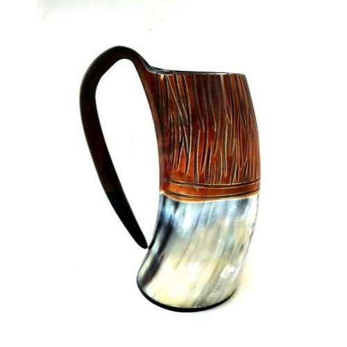 Best Price Viking drinking Beer Horn Mug Buffalo Ox Horn Viking Drinking Beer Mug Best Quality e Drinking Mug