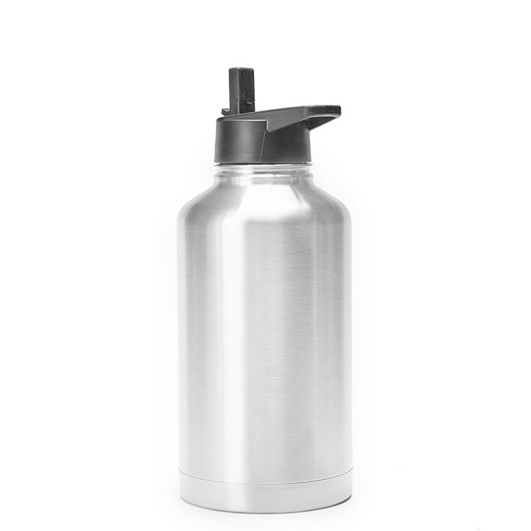 64oz Best Seller Stainless Steel Sport Thermos Flasks & Water Bottles with Straw Lid