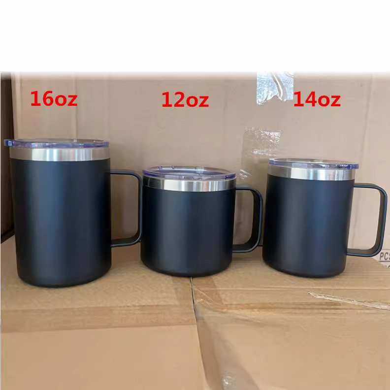 Custom logo 420ml coffee mug Halloween Ghost Graffiti stainless Steel Tumbler Travel mug and lid double wall insulated mug