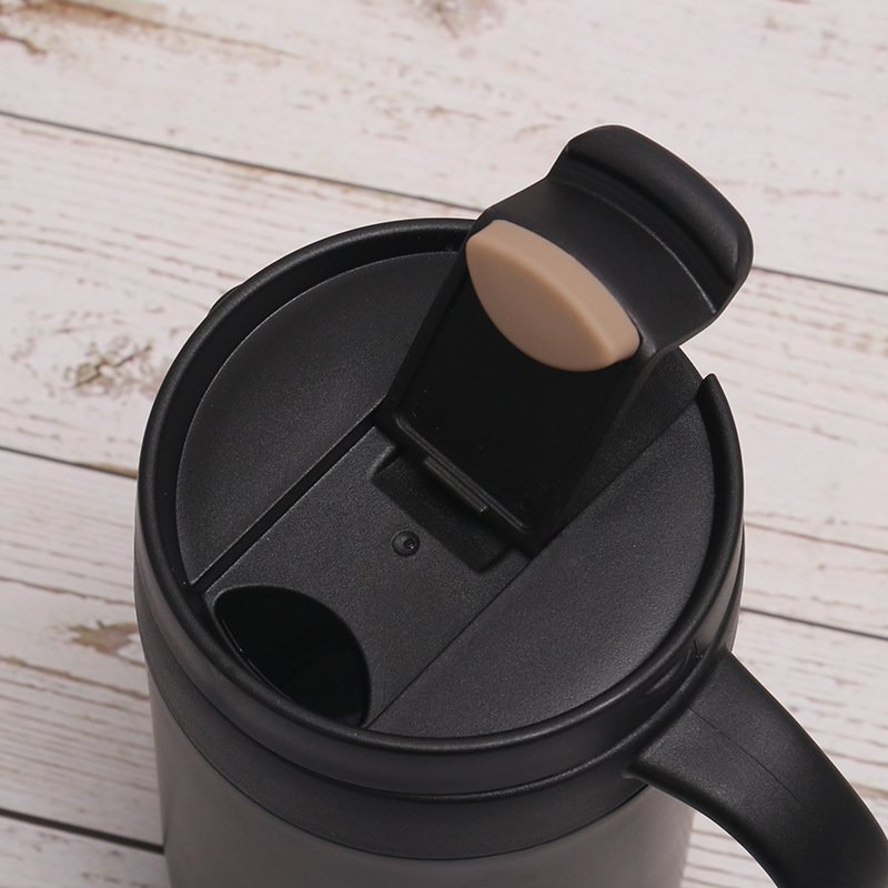Wholesale 12/17oz Vacuum insulation Double wall stainless steel coffee mug with handle