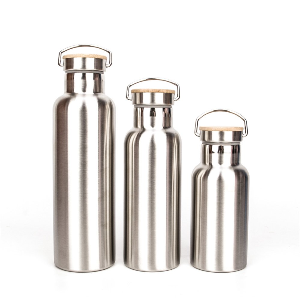 Custom Logo double wall insulated Thermos Vacuum Flask Double Wall Insulated metal Stainless Steel Water Bottles flask thermos