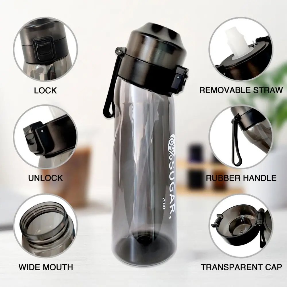 Foldingflavoring Scent Smaken Drink Met Aitpulrunningp Tritan Water Bottle Minimalist Mugs Unisex Brushes Sustainable TOUR