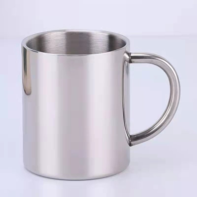 Stainless Steel Double Wall Mug Coffee Cup Milk Mug Outdoor Travel Camping Carabiner Mug
