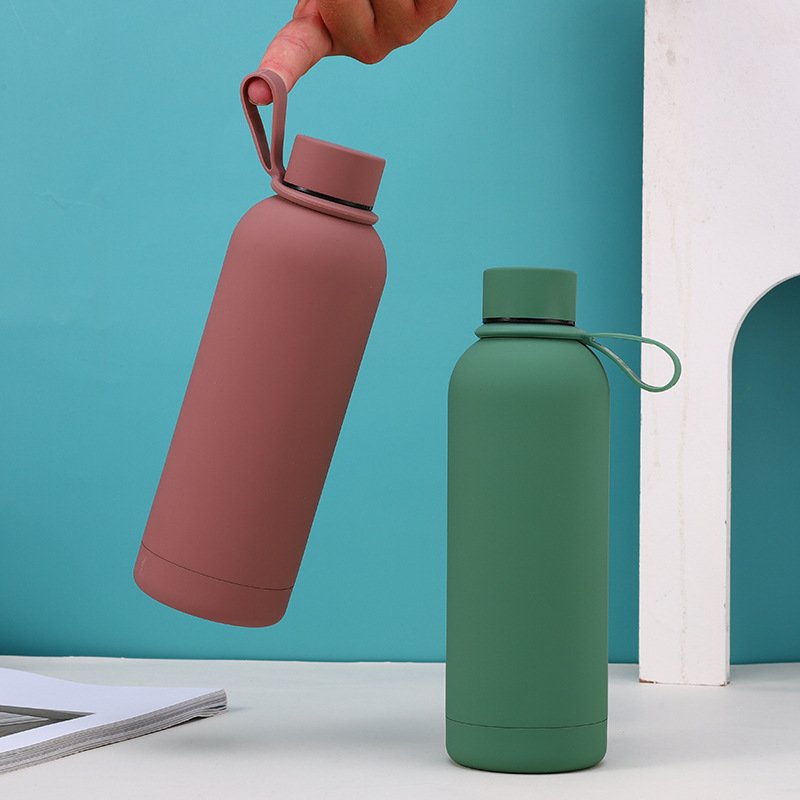 500ml 750ml Small Mouth Stainless Steel Double Walled Vacuum Flask Thermal Insulated Sport Water Bottles