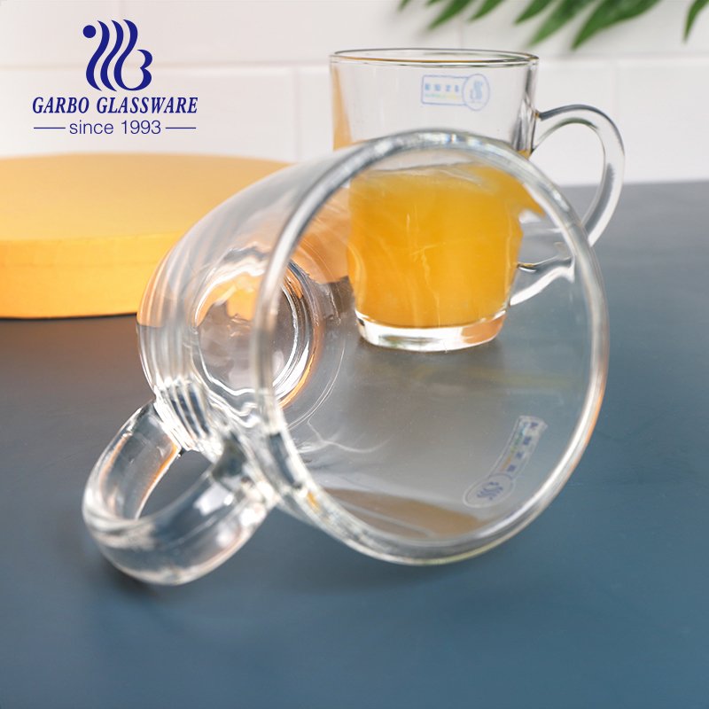 Philippine 450ml Transparent Classical Beer Glass Mug with Handle